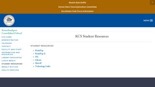 KCS Student Resources-Maine Regional School Unit 21