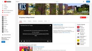 Kingsway College School - YouTube