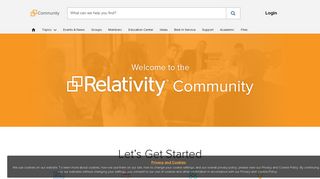 Relativity Community