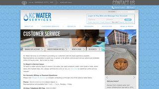 Customer Service - Water Services Department - City of Kansas City ...