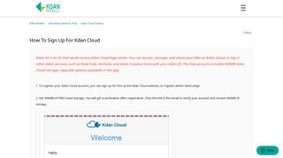 How to Sign up for Kdan Cloud – Kdan Mobile