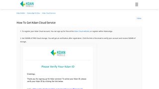 How to Get Kdan Cloud Service – Kdan Mobile