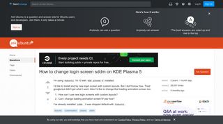 kubuntu - How to change login screen sddm on KDE Plasma 5 - Ask Ubuntu