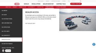 Kia Internet Dealer Access (Kdealer) - Kia Motors America