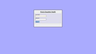My KDH - Patient Portal