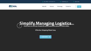 KDL – Simplify Managing Logistics