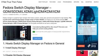 Fedora Switch Display Manager – GDM/SDDM/LXDM/LightDM/KDM ...