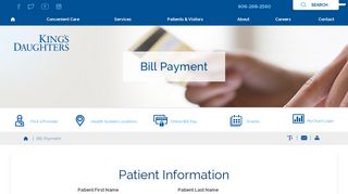 Bill Payment | King's Daughters - King's Daughters Health System
