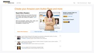 Author Central - Amazon.com