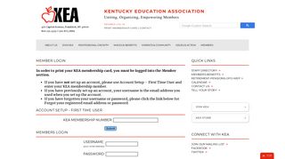 Kentucky Education Association :: Login