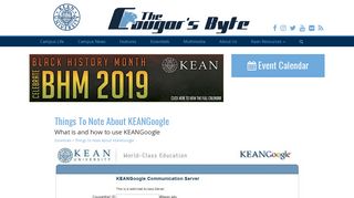 Things To Note About KEANGoogle | The Cougar's Byte