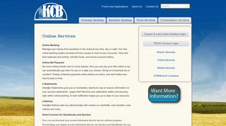 Kearny County Bank - Convenience Services - Online Services