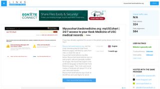 Visit Myuscchart.keckmedicine.org - MyUSCchart | 24/7 access to ...