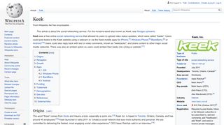 Keek - Wikipedia
