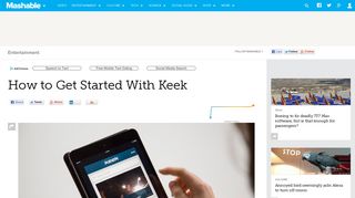 How to Get Started With Keek - Mashable