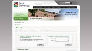 Applicant Login - Keele University