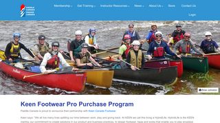 Keen Footwear Pro Purchase Program | Paddle Canada