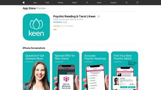 Psychic Reading & Tarot | Keen on the App Store - iTunes - Apple