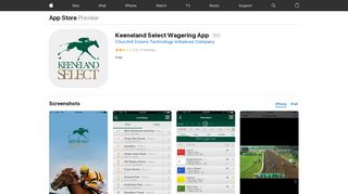 Keeneland Select Wagering App on the App Store - iTunes - Apple