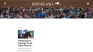 Keeneland Select iOS app | Keeneland