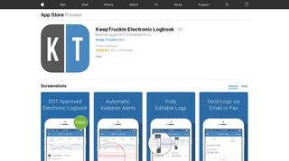 KeepTruckin Electronic Logbook on the App Store - iTunes - Apple