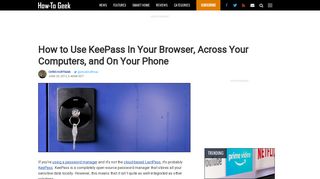 How to Use KeePass In Your Browser, Across Your Computers, and ...