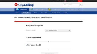 Lower rates for international calls with our new calling ... - KeepCalling