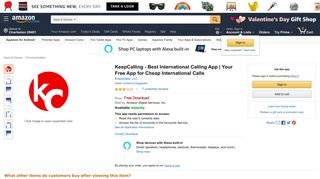 Amazon.com: KeepCalling – Best International Calling App | Your ...
