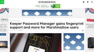 Keeper Password Manager gains fingerprint support and more for ...