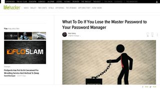 What To Do If You Lose the Master Password to Your Password ...