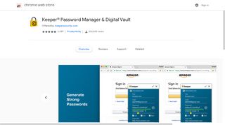 Keeper® Password Manager & Digital Vault - Google Chrome