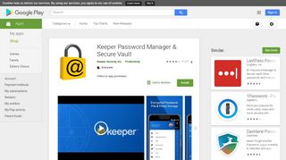 Keeper Password Manager & Secure Vault - Apps on Google Play