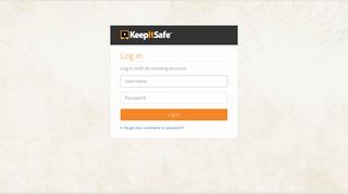 KeepItSafe Support Login