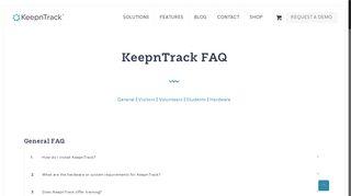 Frequently Asked Questions | Keepntrack Management Software