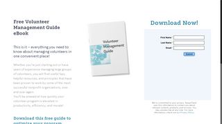 Free Volunteer Management Guide eBook | KeepnTrack
