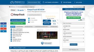 KeepnTrack Reviews: Overview, Pricing and Features