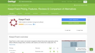 KeepnTrack Pricing, Features, Reviews & Comparison of Alternatives ...