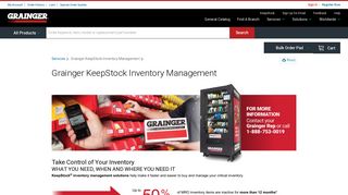 Grainger KeepStock Inventory Management - KeepStock® Inventory ...