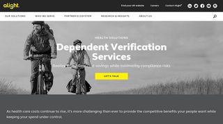 Dependent Verification Services | Alight