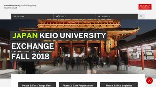 Japan Keio University Exchange Fall 2018 | Study Abroad