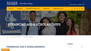 Financial Aid & Scholarships - Keiser University