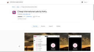 Cheap international calls by KeKu. - Google Chrome