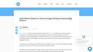 Keller Williams Realty Grows Its Usage of | Dotloop
