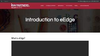 Introduction to eEdge - Keller Williams Realty Partners Technology Hub