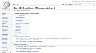 List of Kellogg School of Management alumni - Wikipedia
