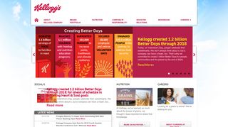 Kellogg Company | The Official Corporate Home Page of Kellogg's |