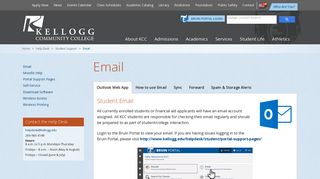 Email | Kellogg Community College