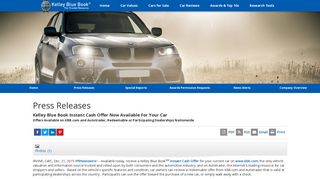 Kelley Blue Book Instant Cash Offer Now Available For Your Car - Dec ...
