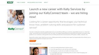 Work At Home | Kelly Connect | Kelly Services United States
