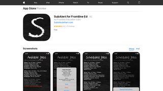 SubAlert for Frontline Ed on the App Store - iTunes - Apple